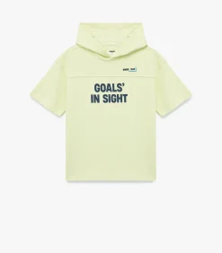 Kinderen Koton Geel Jongens Sweatshirt Korte Mouwen met Capuchon