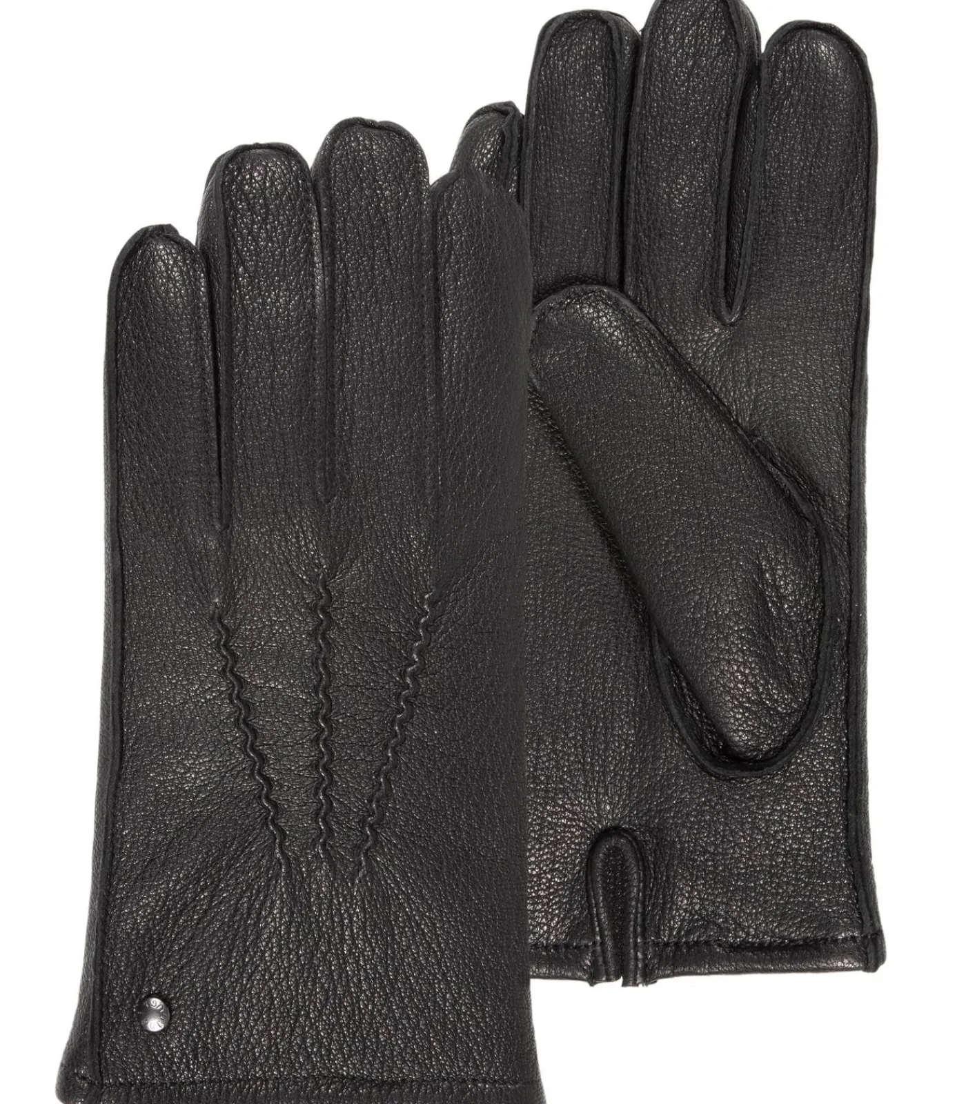 Discount Geitenleren herenhandschoenen Zwart Heren Handschoenen