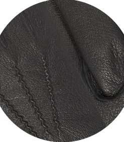 Discount Geitenleren herenhandschoenen Zwart Heren Handschoenen