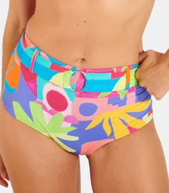 DAMES Banana Moon Gekleurde bikinishorty FIMA RAINBOWRUSH