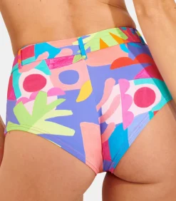 DAMES Banana Moon Gekleurde bikinishorty FIMA RAINBOWRUSH