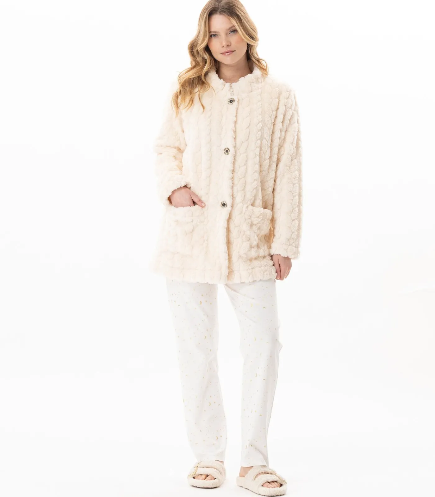 DAMES LE CHAT Geknoopt jasje met gevlochten effect ESSENTIEL 174