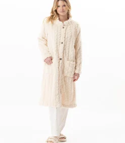 Discount Geknoopte kamerjas met gevlochten effect ESSENTIEL 163 DAMES Loungewear