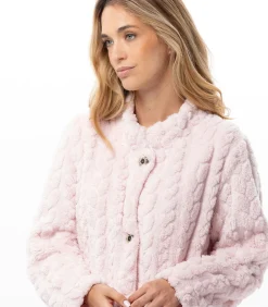 Discount Geknoopte kamerjas met gevlochten effect ESSENTIEL 163 DAMES Loungewear