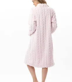 Discount Geknoopte kamerjas met gevlochten effect ESSENTIEL 163 DAMES Loungewear