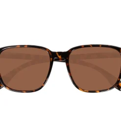 Clearance Gemengde rechthoekige tortoiseshell zonnebril DAMES Brillen