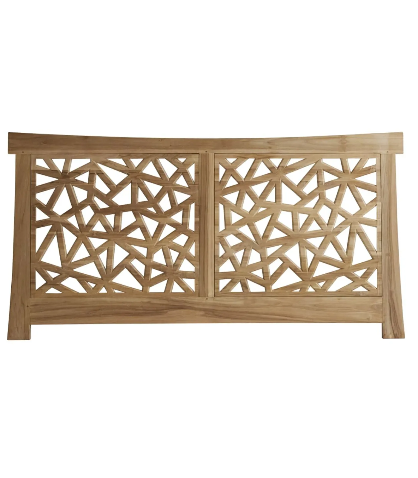 Tikamoon Gentong - Hoofdbord van massief teakhout 210 cm