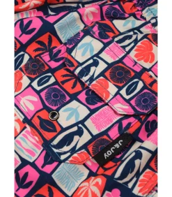 Clearance Gerecycled shirt met bloemenprint Kinderen Badkleding