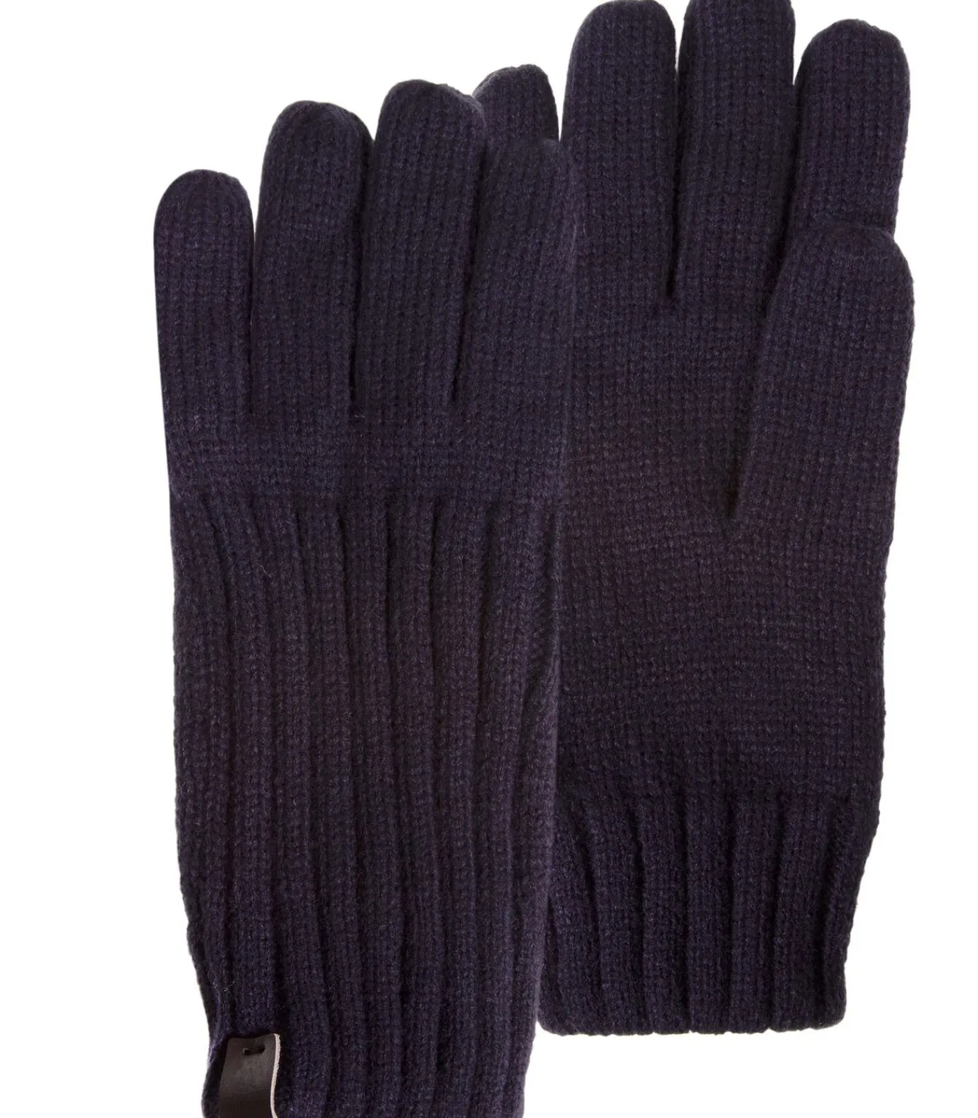 Clearance Geribde herenhandschoenen Navy Heren Handschoenen
