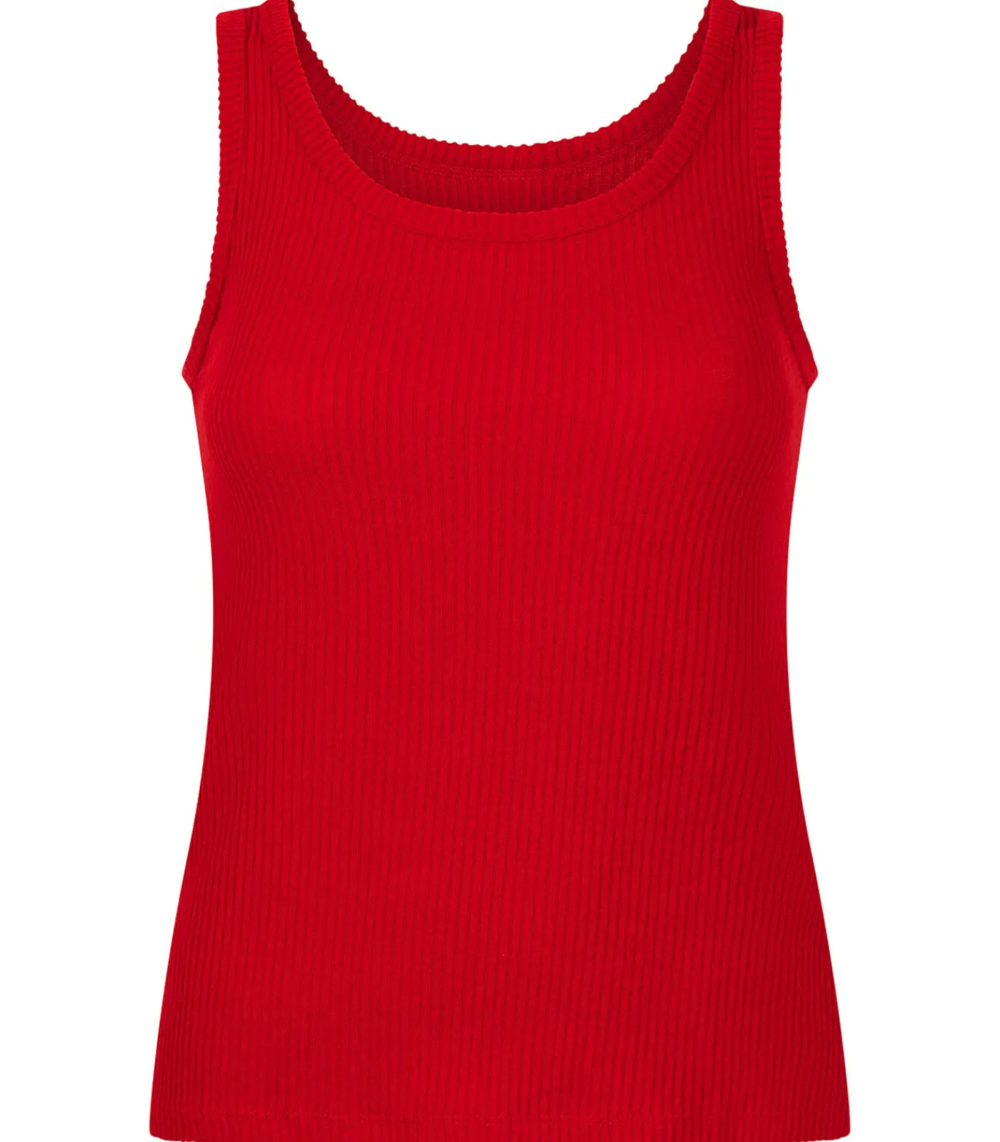 DAMES Hunkemöller Geribde singlet van geborstelde jersey