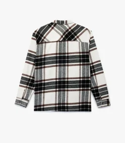 Clearance Geruite Flanellen Overhemd Lange Mouwen Kinderen Tops