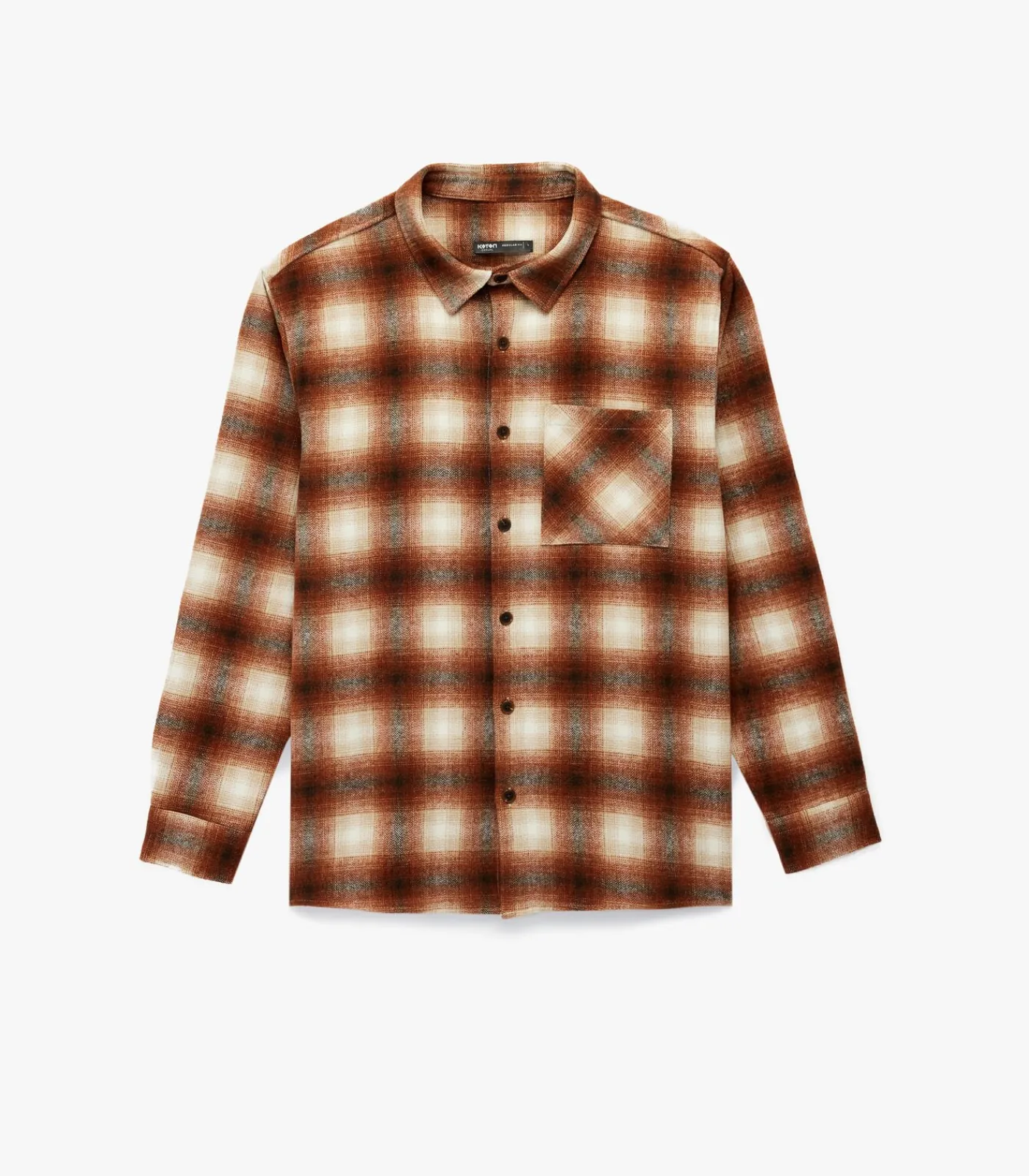 Outlet Geruite Flanellen Overhemd Lange Mouwen Kinderen Tops