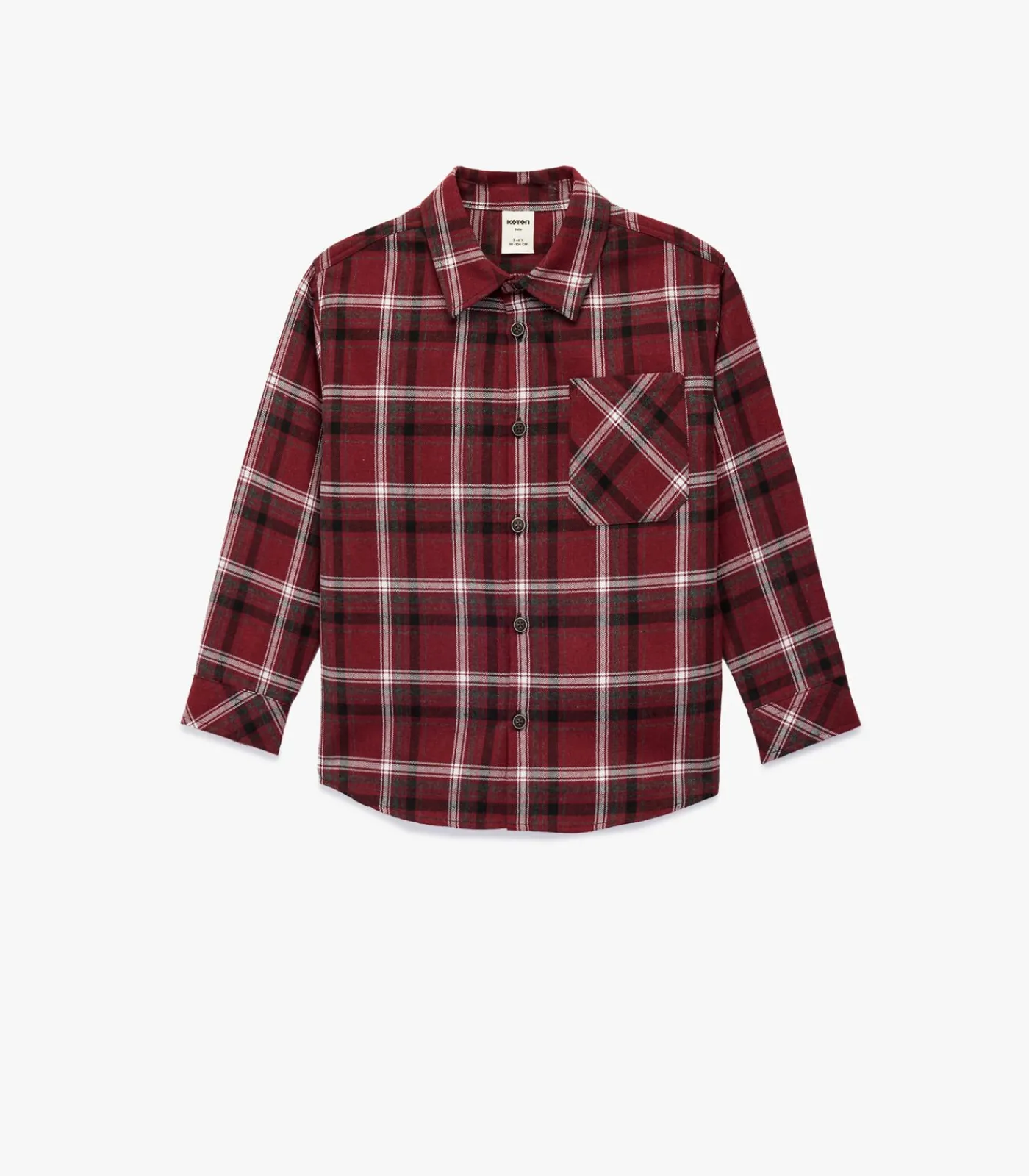 New Geruite Houthakkersblouse voor Jongens Lange Mouw Kinderen Topjes & Hemdjes