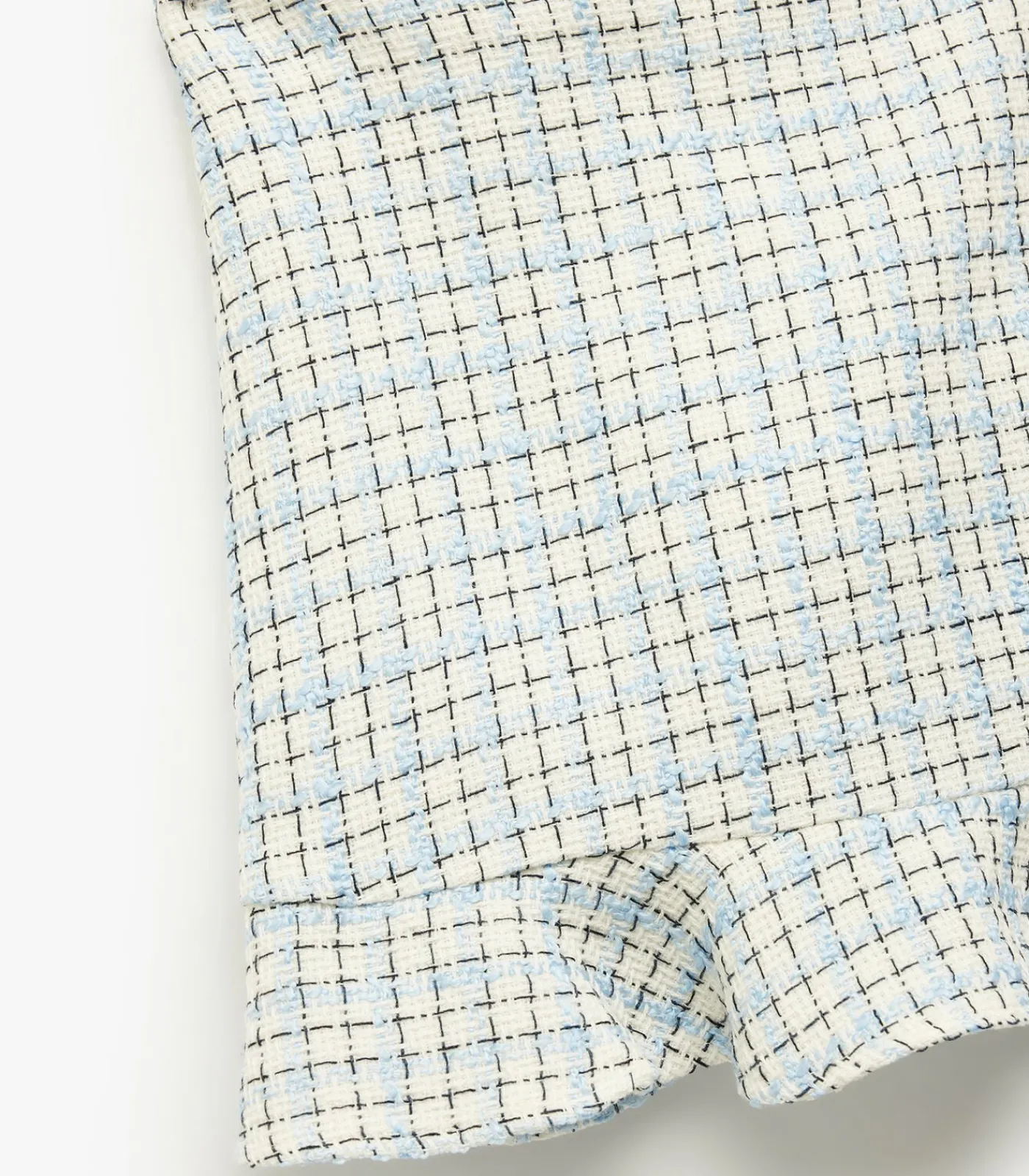 Discount Geruite mini-rok met elastische taille en ruches Kinderen Rokken