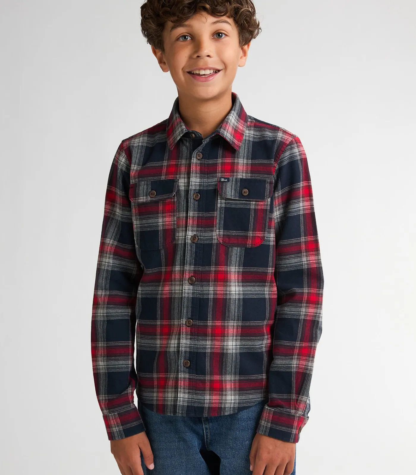 Kinderen Petrol Industries Geruite Overhemd Tillamook