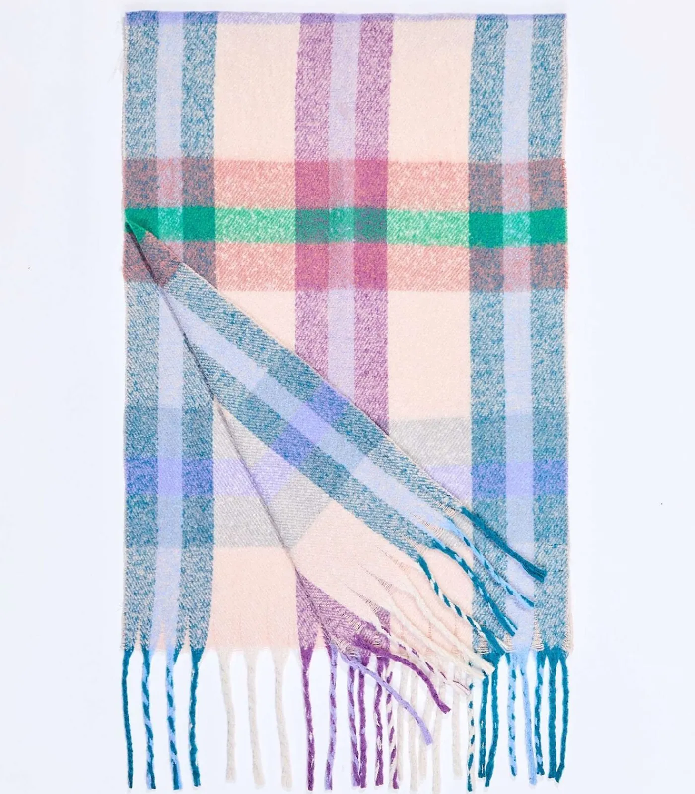 DAMES La Fiancée Geruite rechthoekige sjaal TIVA