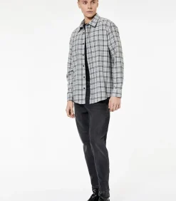 Kinderen Koton Geruite Regular Fit Overhemd met Lange Mouwen