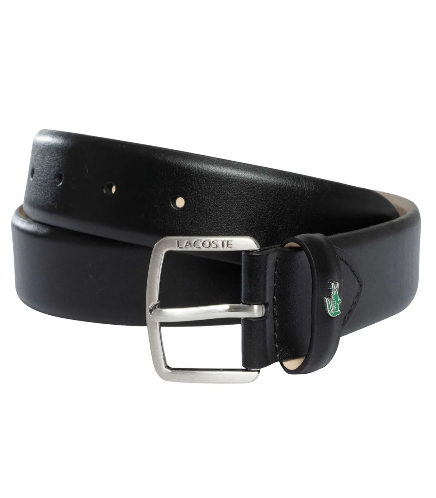 Heren LACOSTE Gespleten Leren Riem