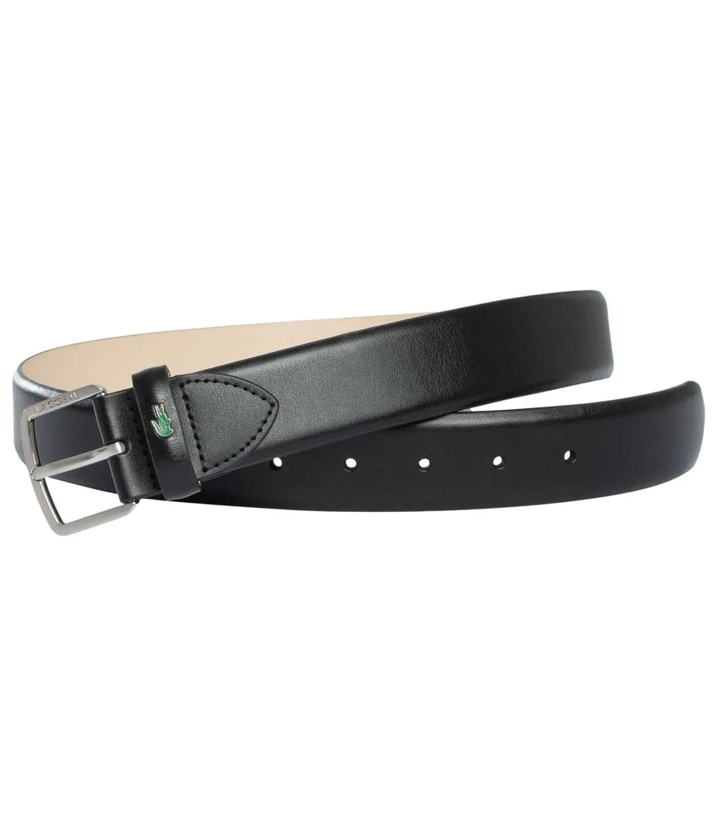 Heren LACOSTE Gespleten Leren Riem