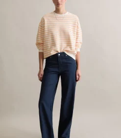 DAMES Marc O’Polo DENIM Gestreept oversized sweatshirt