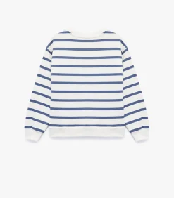 Sale Gestreept Sweatshirt Meisjes Lange Mouwen Kinderen Truien & Cardigans