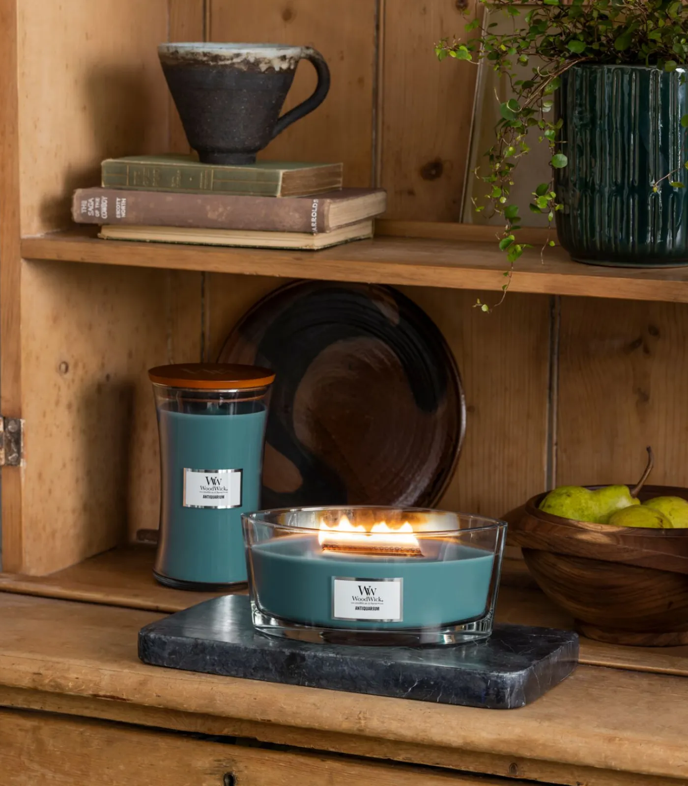 New Geurkaars Antiquarium Large Candle Kaarsen & Kaarshouders