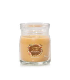 New Geurkaars Glistening Leaves Signature Medium Jar Kaarsen & Kaarshouders