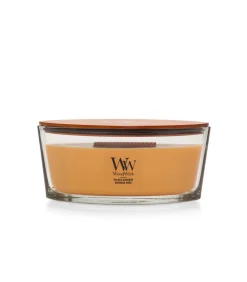 WoodWick Geurkaars Golden Bourbon Ellipse Candle