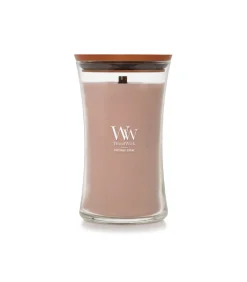 WoodWick Geurkaars Patchouli Crème Large Candle