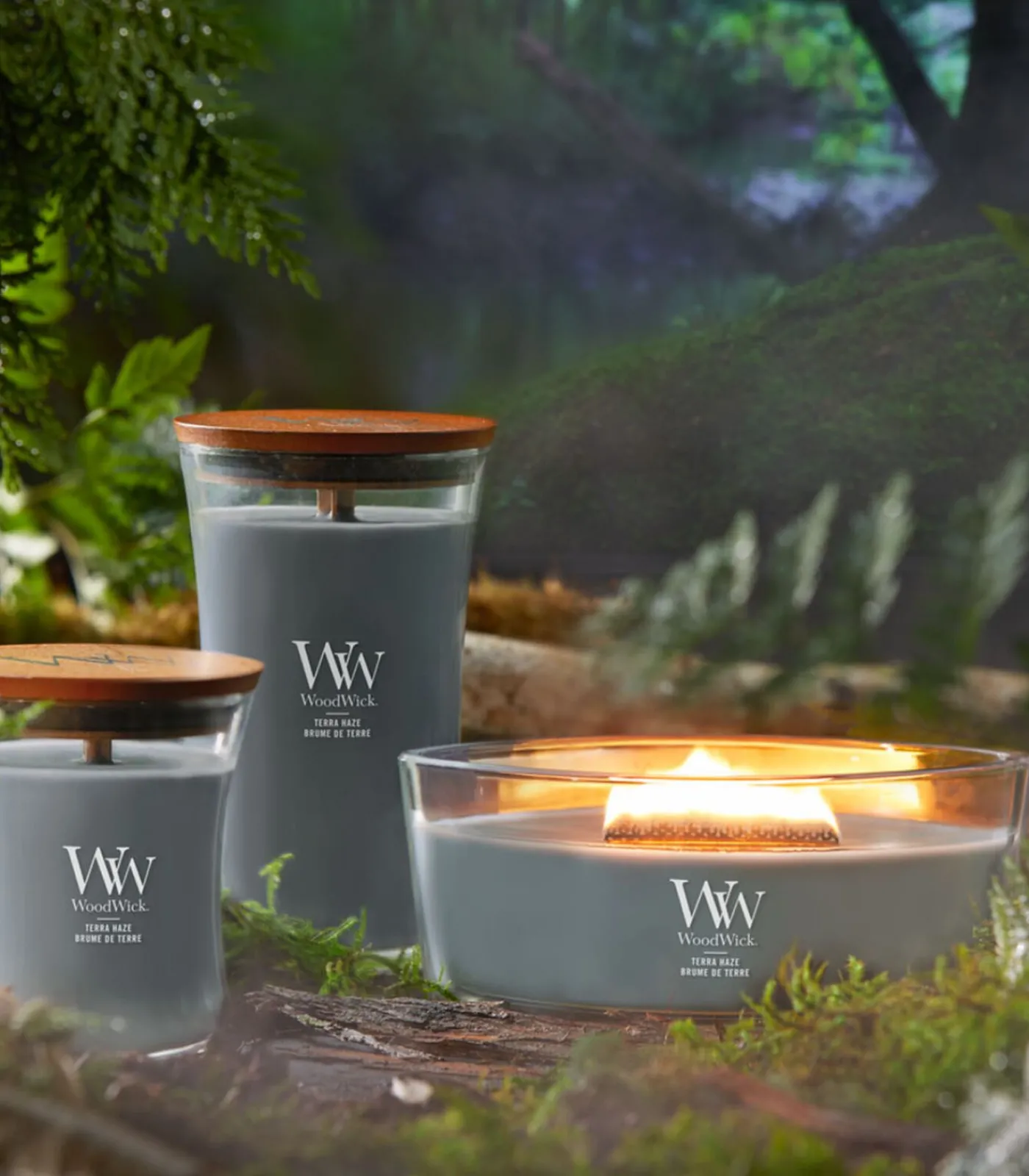 New Geurkaars Terra Haze Ellipse Candle Kaarsen & Kaarshouders