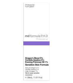 Online Gevoelige Huid Serum Dragon’s Blood 5%, Centella Asiatica 3%, Avond Primrose Olie 1% 30ml Skincare