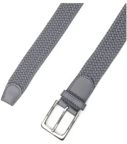 Clearance Geweven Riem Donkergrijs Heren Riemen