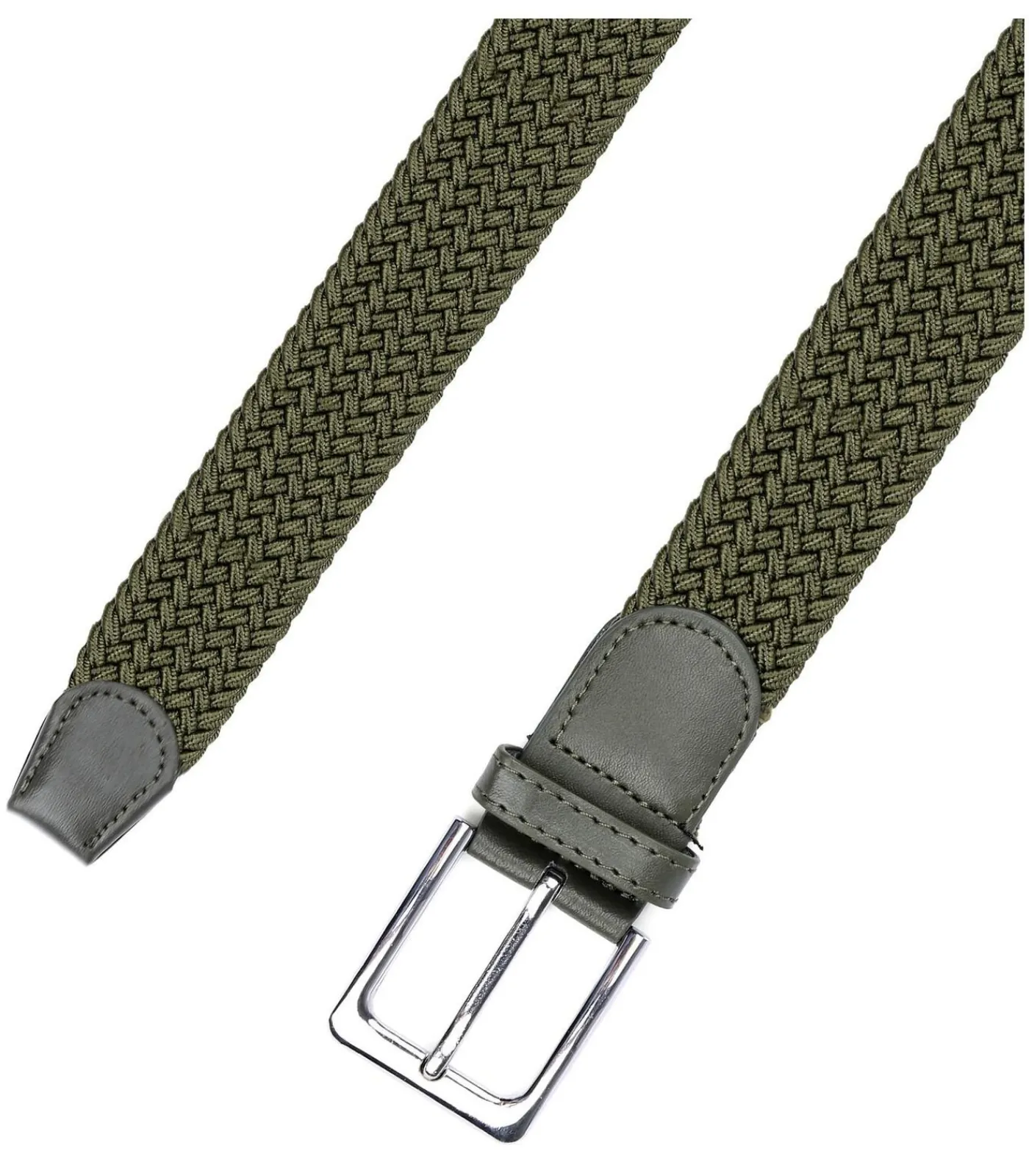 Sale Geweven Riem Legergroen Heren Riemen