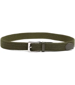 Sale Geweven Riem Legergroen Heren Riemen