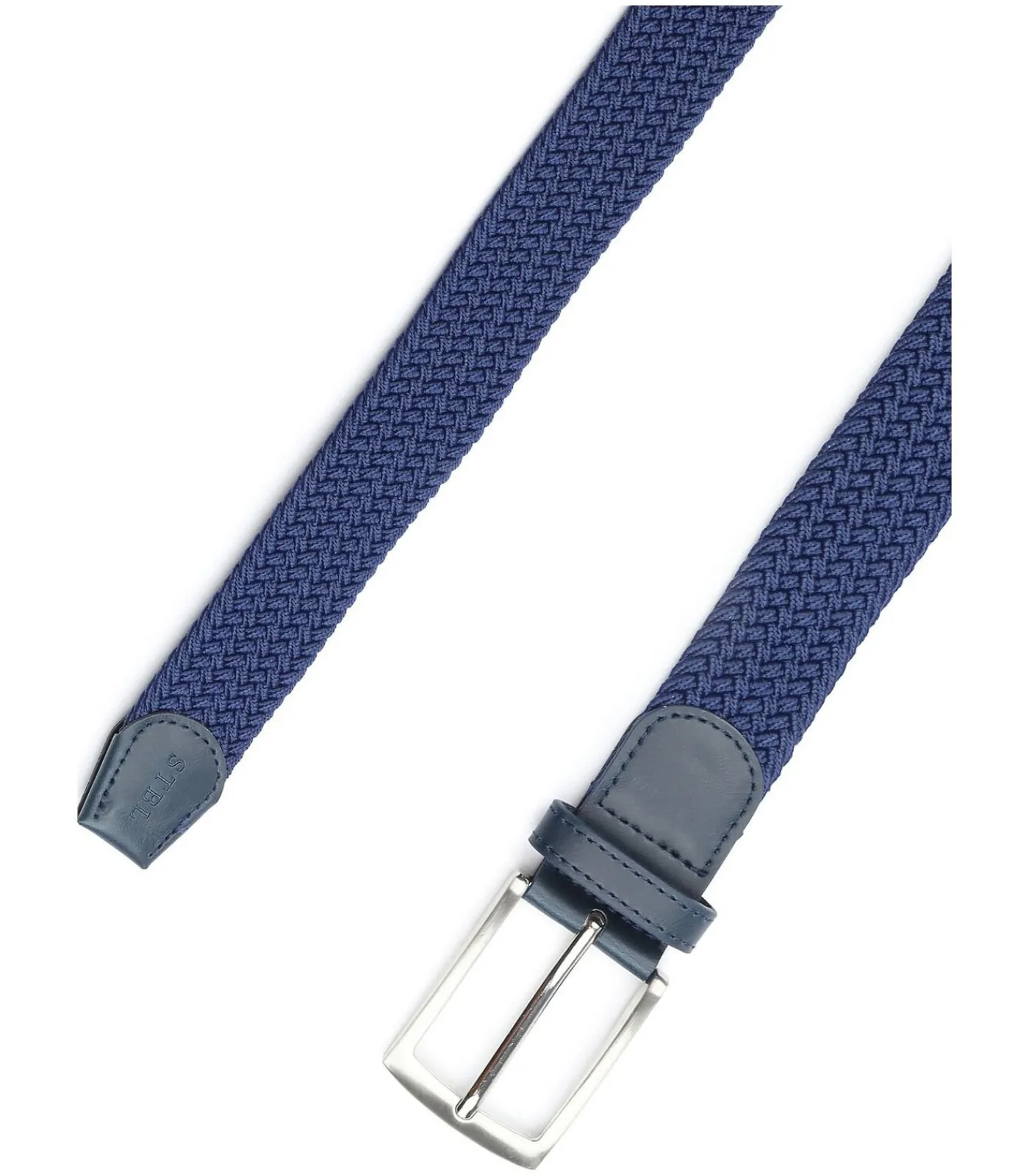 Hot Geweven Riem Navy Heren Riemen