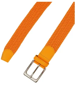 Clearance Geweven Riem Oranje Heren Riemen