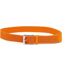 Clearance Geweven Riem Oranje Heren Riemen