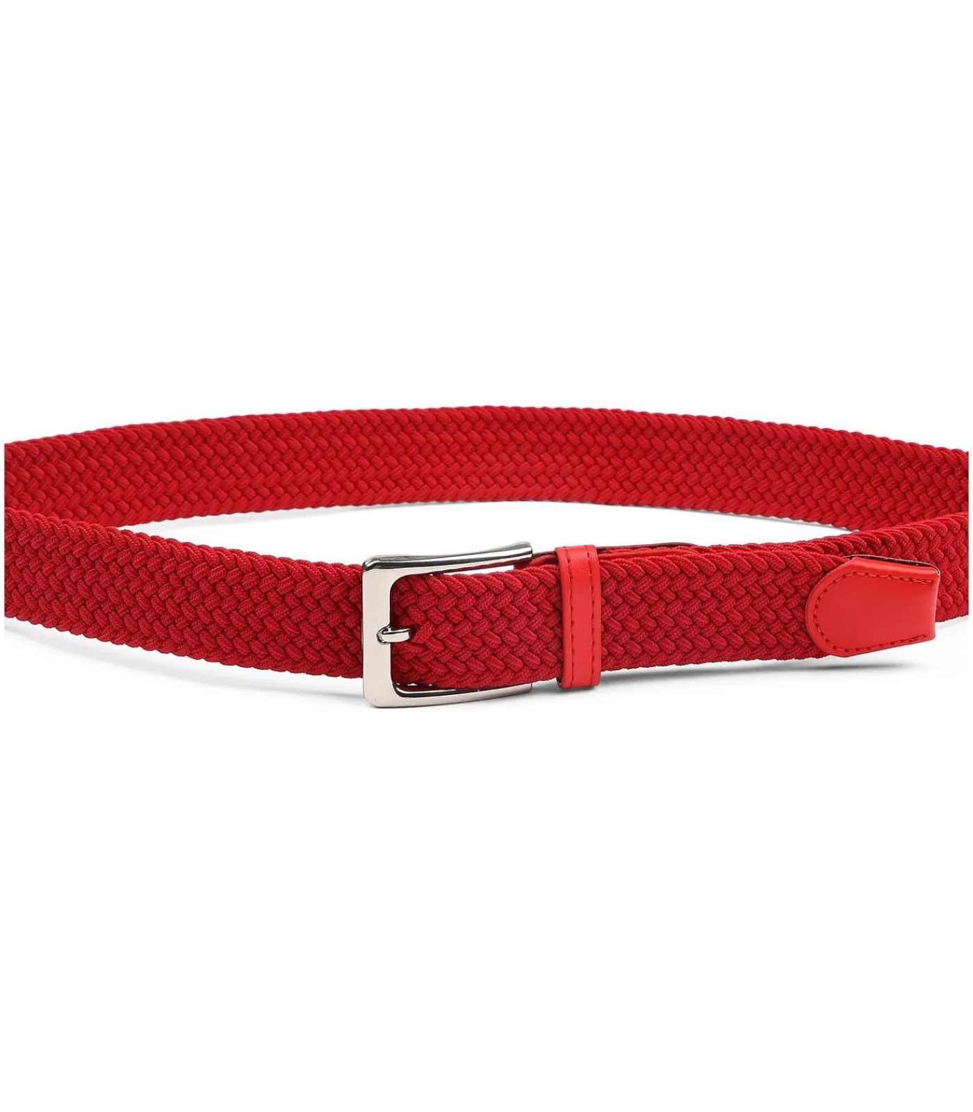 Online Geweven Riem Rood Heren Riemen