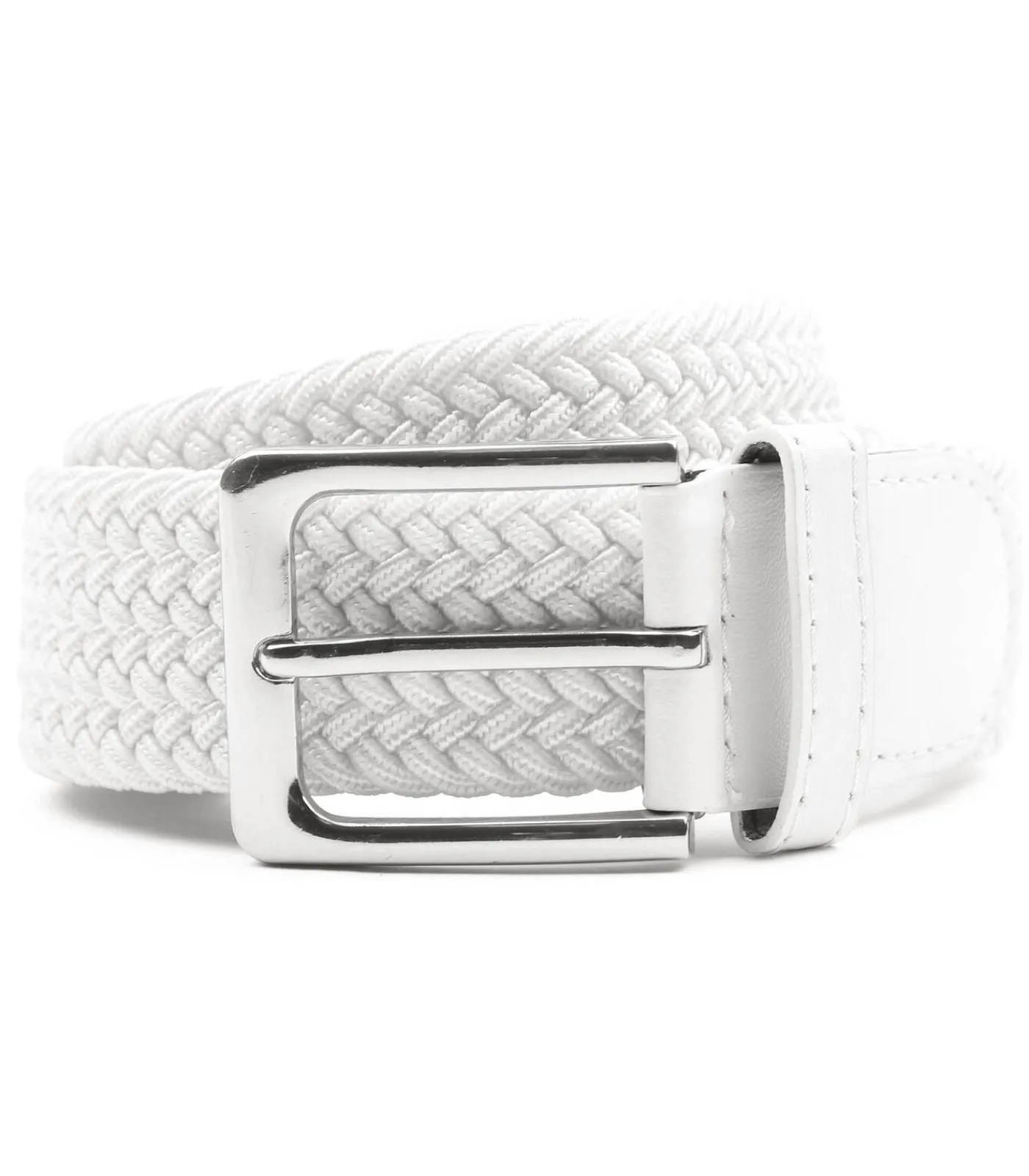 Hot Geweven Riem Wit Heren Riemen