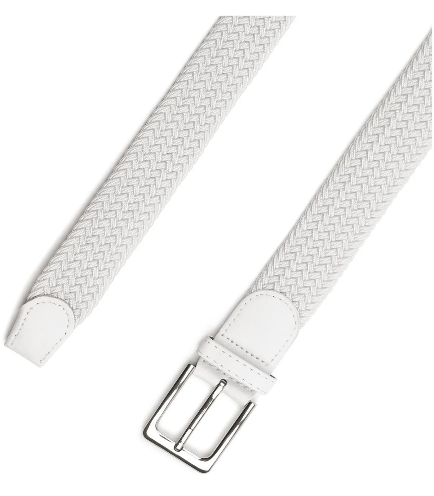 Hot Geweven Riem Wit Heren Riemen