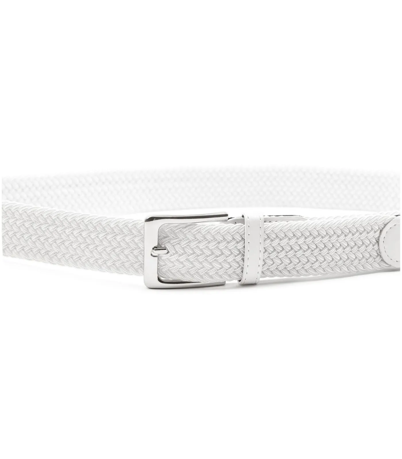 Hot Geweven Riem Wit Heren Riemen