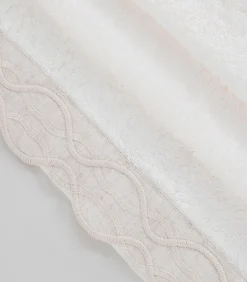 Chakra Gezichtshanddoek Border 50x90 cm Ecru