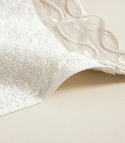 Chakra Gezichtshanddoek Border 50x90 cm Ecru