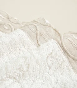 Chakra Gezichtshanddoek Border 50x90 cm Ecru