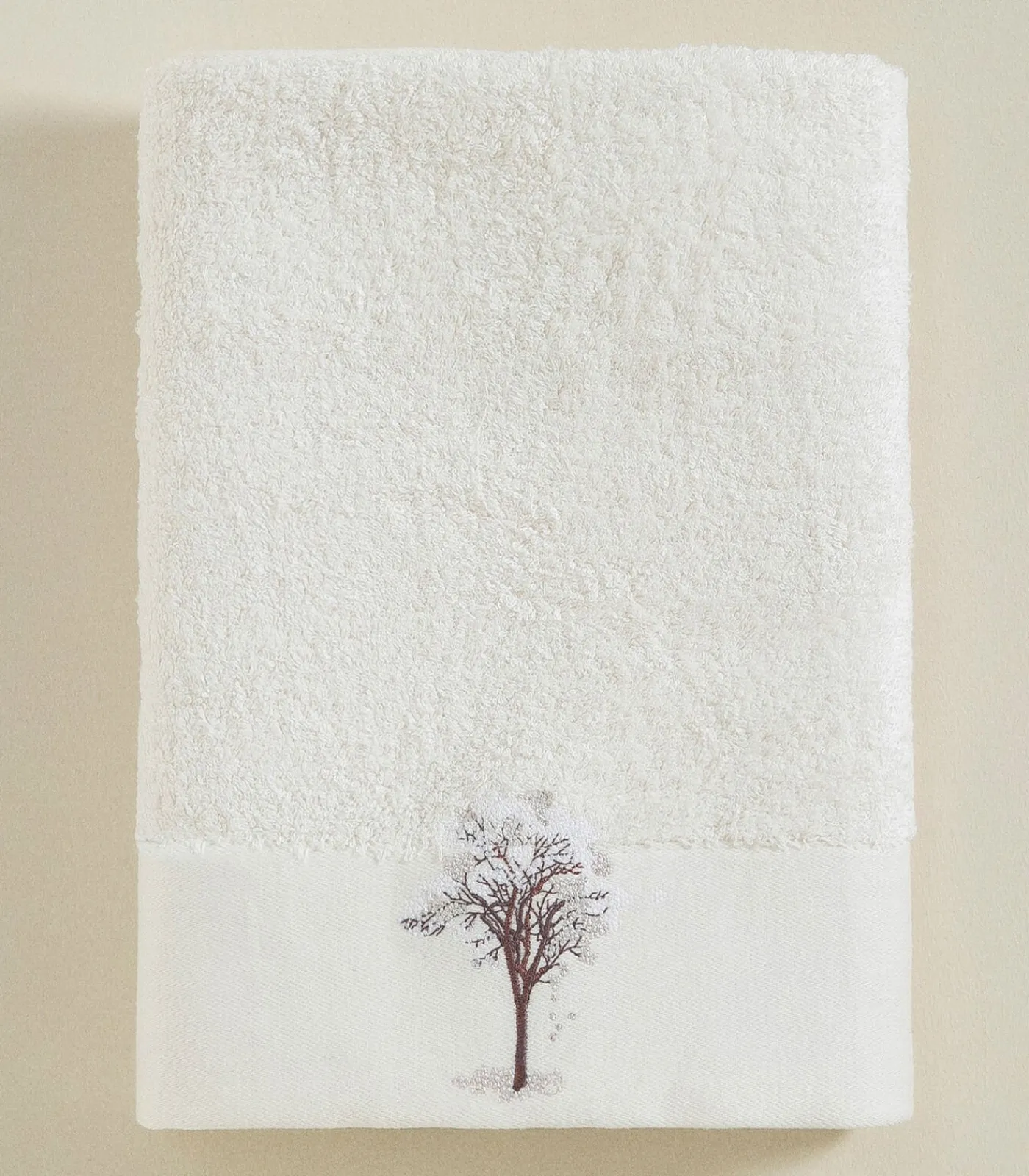 Chakra Gezichtshanddoek Branca 50x90 cm Ecru