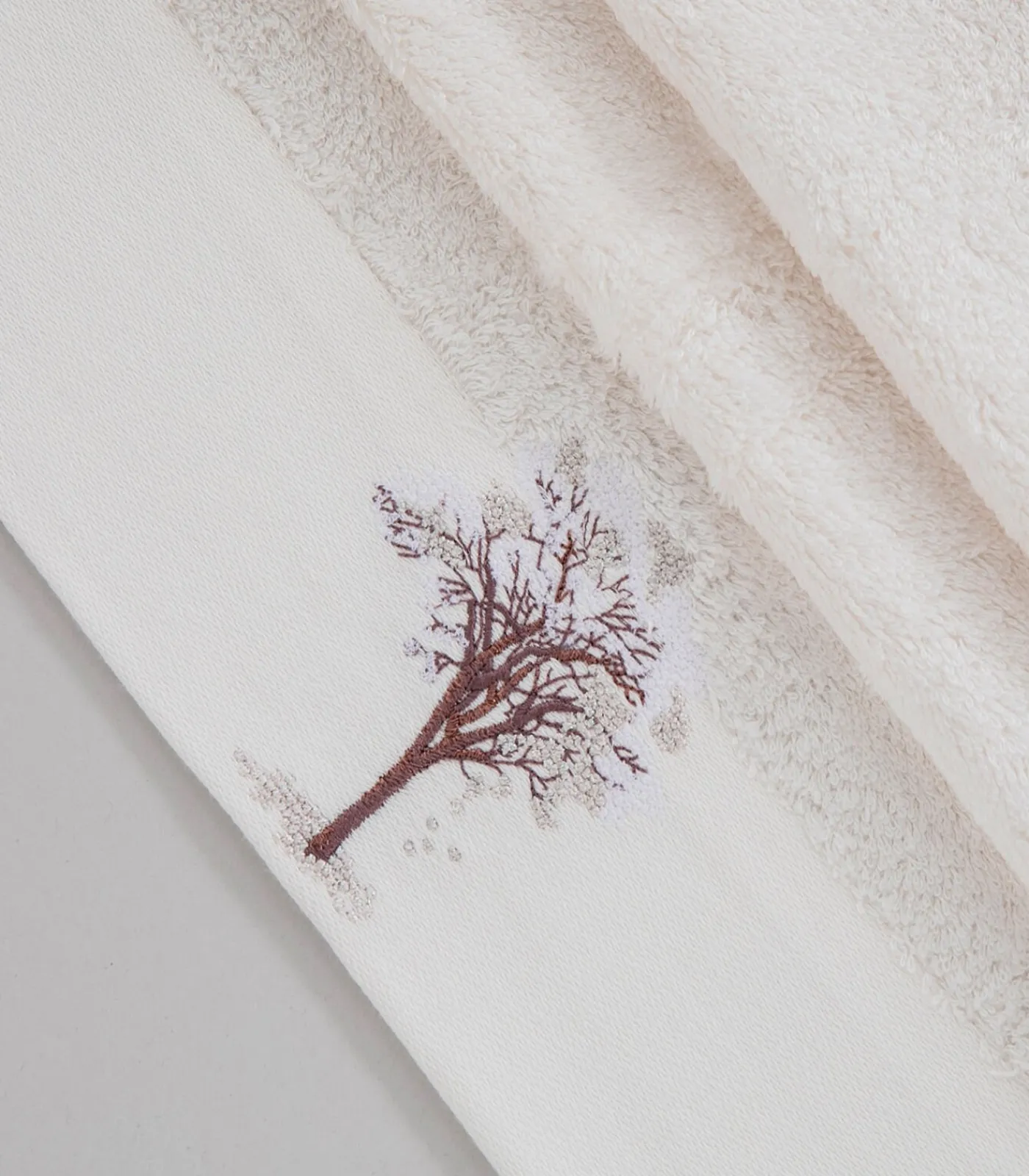 Chakra Gezichtshanddoek Branca 50x90 cm Ecru