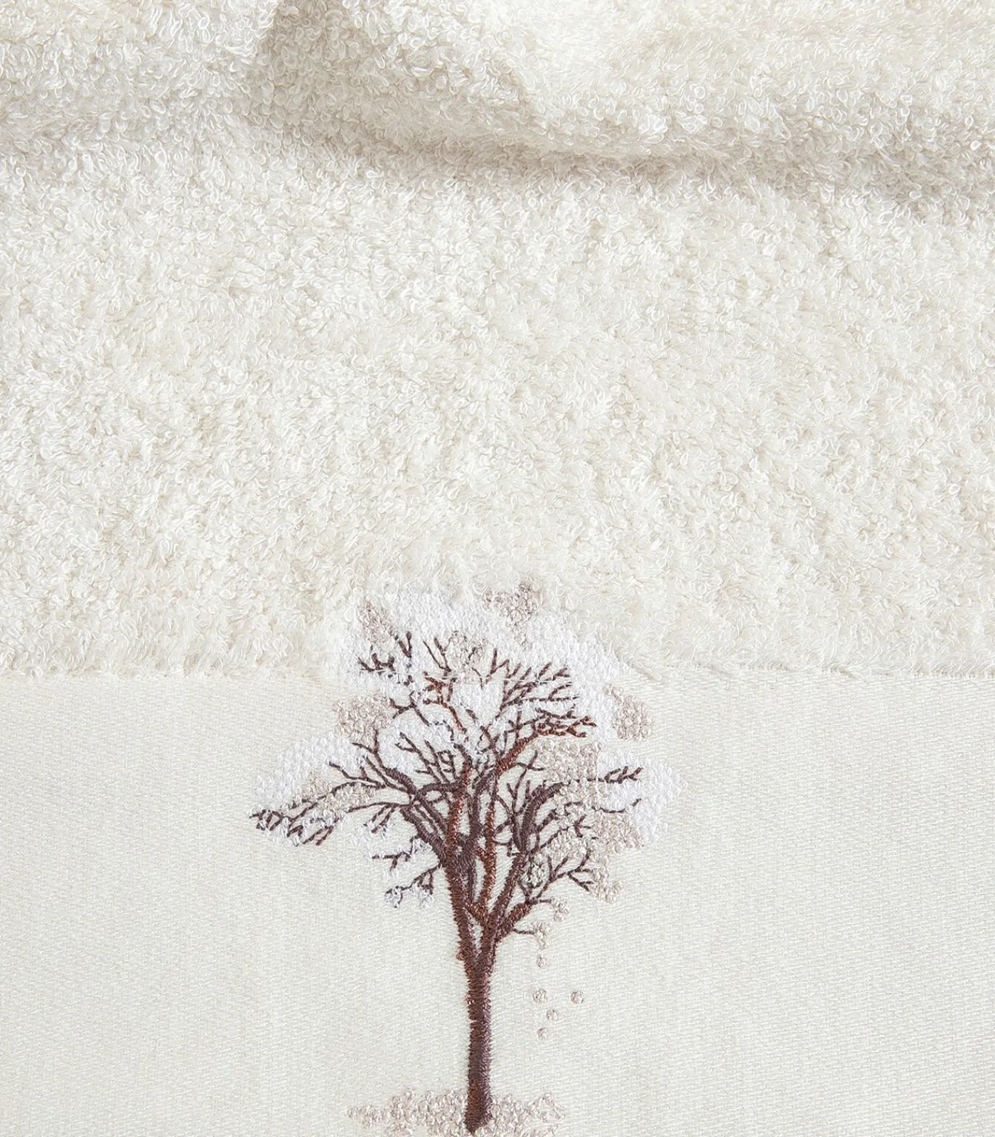 Chakra Gezichtshanddoek Branca 50x90 cm Ecru