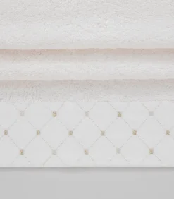 Outlet Gezichtshanddoek Cela 50x90 cm Ecru Handdoeken