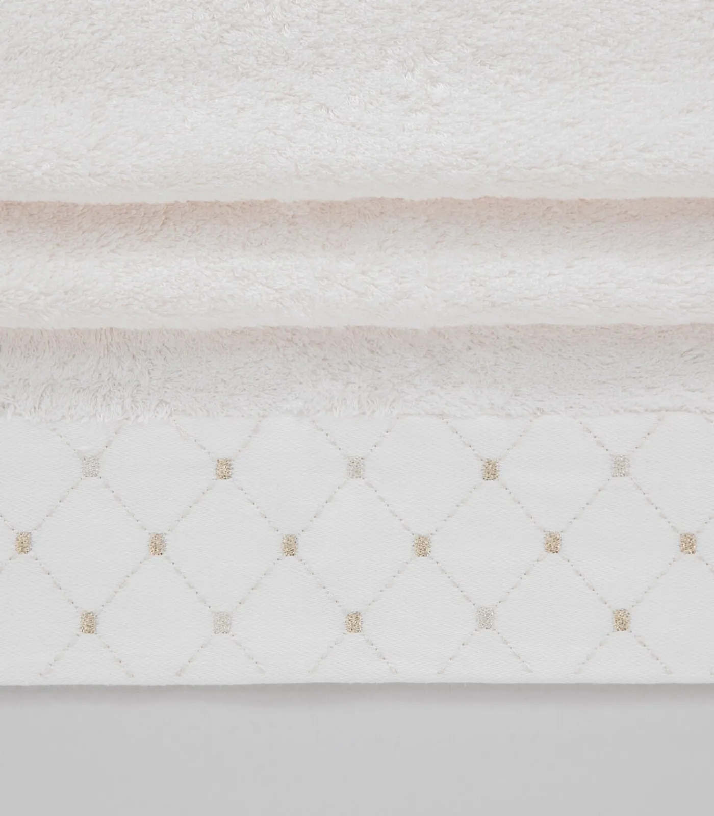 Outlet Gezichtshanddoek Cela 50x90 cm Ecru Handdoeken