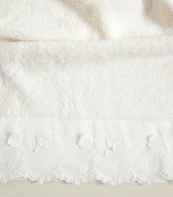 Chakra Gezichtshanddoek Flor 50x90 cm Ecru